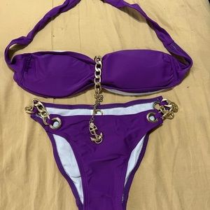 Purple bikini